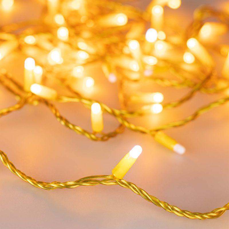 гирлянда светодиодная ard-string-classic-10000-yellow-100led-milk-flash yellow230в 7вт ip65 ardecoled 031201 от BTSprom.by