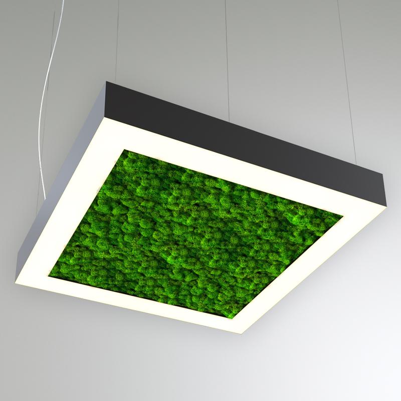 светильник светодиодный rve-lbx-moss-hole-box-600-p 59вт 4000к 600х600х100мм подвесной шир. рассеив.=80мм бел. rvelektro rve00000542 от BTSprom.by