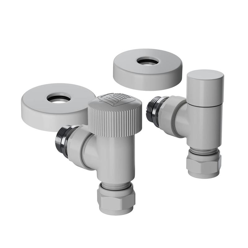  Набор термостатический угловой Design Pro 15мм М30х1.5 бел. Royal Thermo НС-1646648 фото в каталоге от BTSprom.by