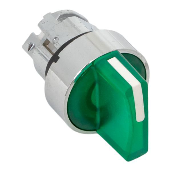  Механизм переключателя исполнительный ХB4 зел. на 2 положения возвратный без фиксации с подсветкой с короткой ручкой PROxima EKF XB4BD2L-G фото в каталоге от BTSprom.by