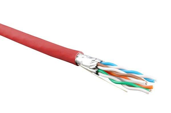 кабель витая пара экранир. u/ftp кат.6 4 пары 23 awg ож solid кажд. пара в фольге lszh нг(а)-hf -20град.c-+60град.c гарантия: 15 лет компонентн./25 лет системн. uftp4-c6-s23-in-lszh-rd-500 красн. (уп.500м) hyperline 445093 от BTSprom.by
