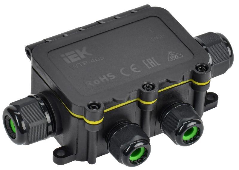 коробка распределительная герметичная wtp-405 6 вводов ip68 iek uwb10-x-450-41-06-68 от BTSprom.by