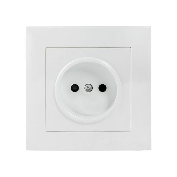 розетка 1-м сп валенсия 10а ip20 без заземл. защ. шторки бел. proxima ekf ewr10-022-10 от BTSprom.by