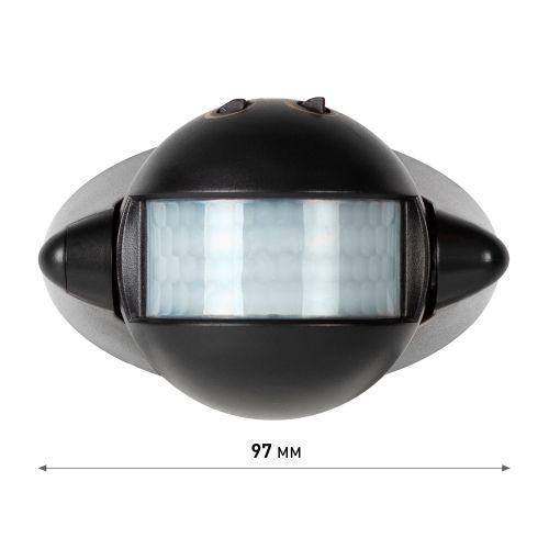  Датчик движения инфракрасн. настен. MD 03 1200Вт 180град. IP44 черн. Эра Б0066995 фото в каталоге от BTSprom.by