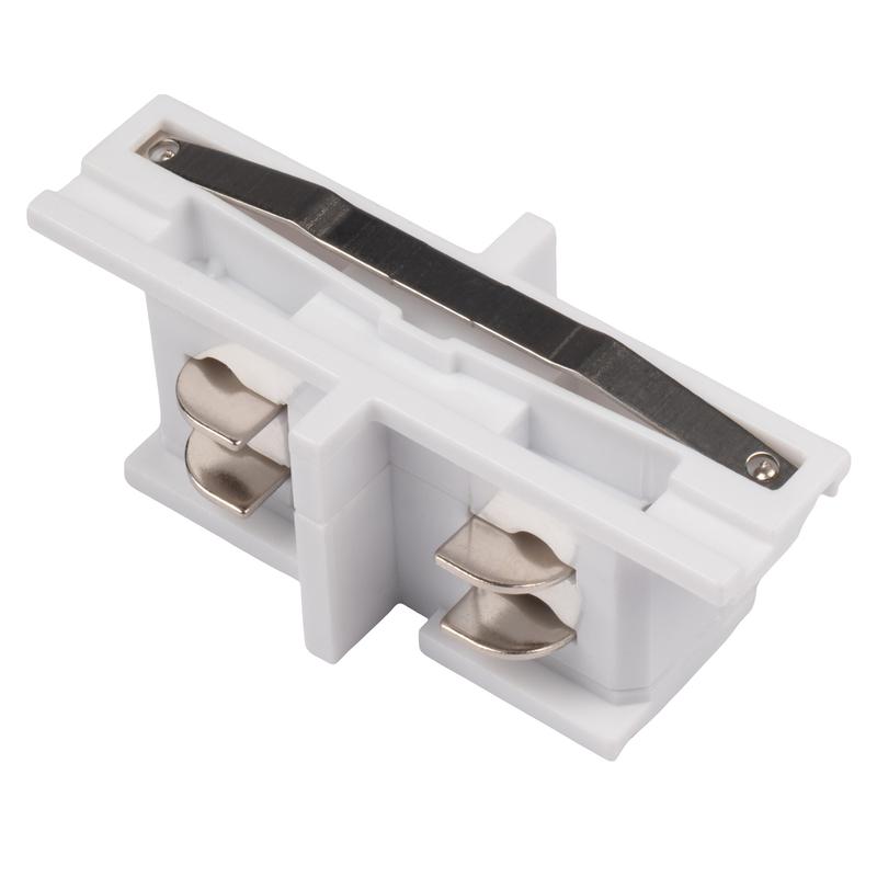  Аксессуар к шинопроводу трехфазному 3P PTR CI-WH SHORT Короткий коннектор Pro+ бел. JazzWay 5063006 фото в каталоге от BTSprom.by