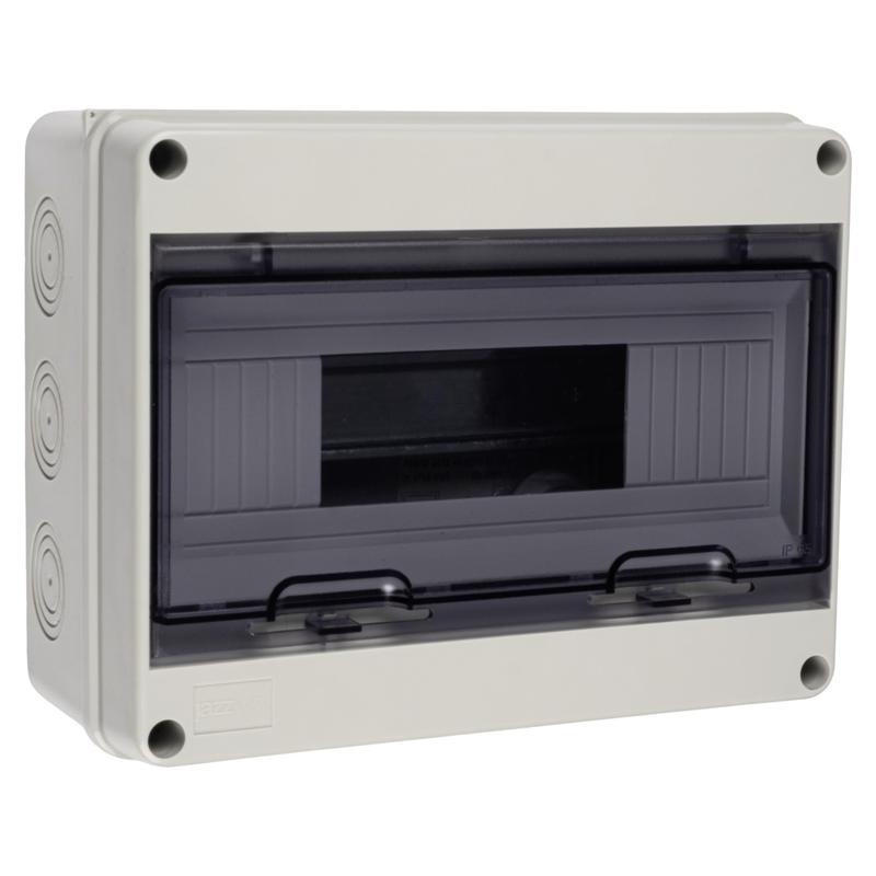 бокс модульный накладной pdb/w 4012 gr (щрн-пг-12) ip65 пластик. pro jazzway 5072084 от BTSprom.by