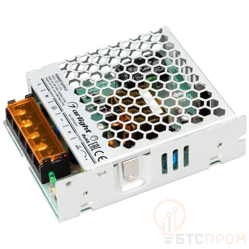 Блок питания ARS-50-12-FA 12В 4.2А 50Вт IP20 сетка Arlight 027324(1) фото в каталоге от BTSprom.by  Блок питания ARS-50-12-FA 12В 4.2А 50Вт IP20 сетка Arlight 027324(1) фото в каталоге от BTSprom.by