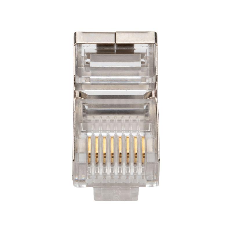 Разъем сетевой LAN на кабель штекер 8Р8С (Rj-45) под обжим в экране (уп.10шт) Rexant 06-0082-A10 фото в каталоге от BTSprom.by