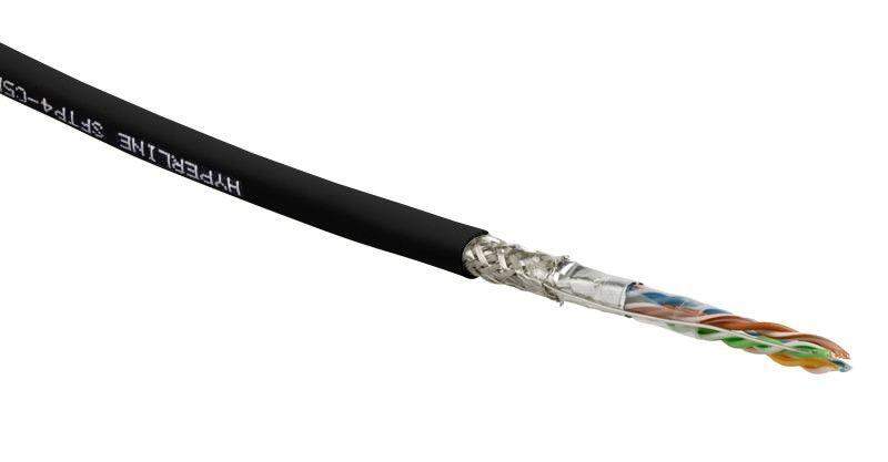 кабель витая пара sf/utp кат.5e 4 пары 24 awg ож solid экран-фольга + медн. оплетка lszh -20град.c-+75град.c sfutp4-c5e-s24-in-lszh-bk-305 гарантия: 15 лет компонентн./25 лет системн. черн. (уп.305м) hyperline 444627 от BTSprom.by