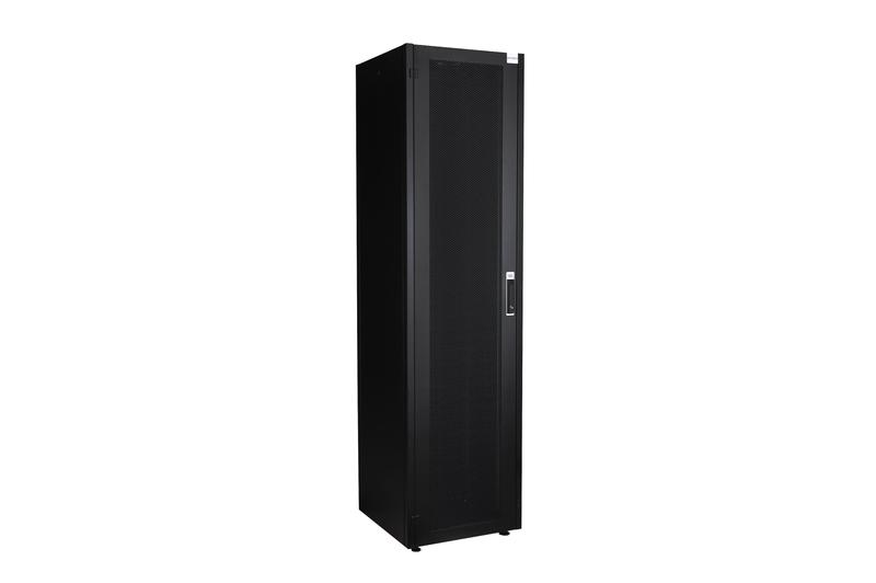 шкаф напольный 19дюйм 42u 600х600 передн. дверь перфорир.; задн. стенка перфорир. сер. datarex dr-721500 от BTSprom.by