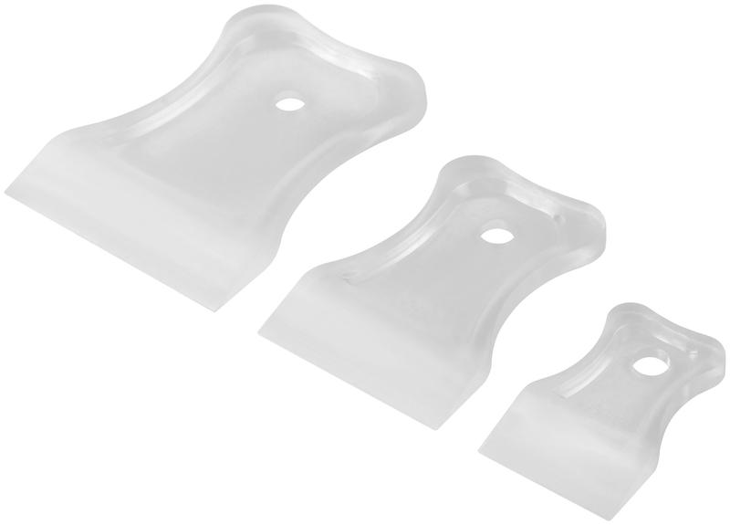  Набор шпателей 40; 60; 80мм пластик прозрачн. (3 предмета) КУРС 06882 фото в каталоге от BTSprom.by