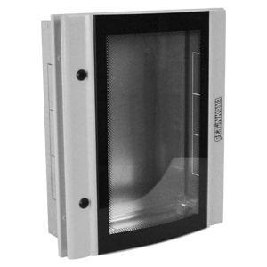 корпус щита распределительного 400х650х100мм монтажн. панель встраив. прозр. дверца из гнутого стекла метал. сер. cetinkaya pano cpd4006510sam от BTSprom.by