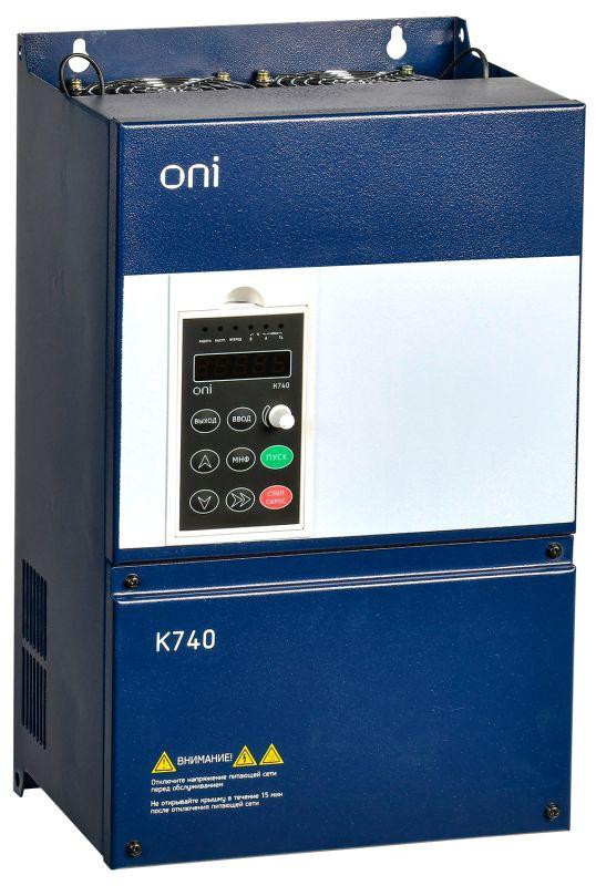 преобразователь частоты k740 380в 3ф 11-15квт 25-32а тор. дпт энкодер oni k740-33-11g15ptrm от BTSprom.by