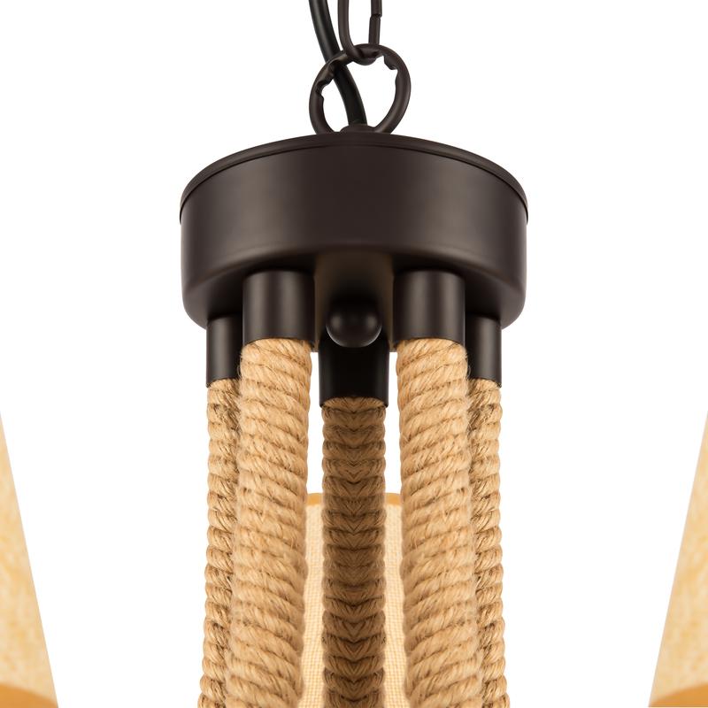  Люстра Corda 60Вт E14х5 IP20 Freya FR4402-PL-05-GB фото в каталоге от BTSprom.by