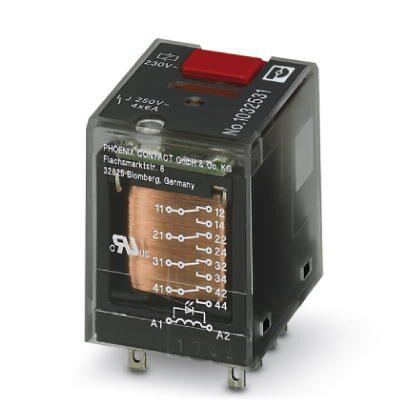 реле одиночное rel-ir-bl/l-230ac/4x21 (уп.10шт) phoenix contact 1032531 от BTSprom.by