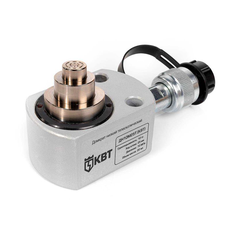 домкрат низкий телескопический дн10м25т квт 84593 от BTSprom.by