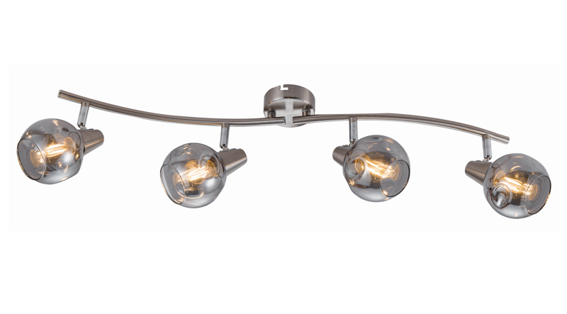 светильник nioba 7030-704 4хe14 40вт настенно-потолочн. спот поворотный rivoli б0047106 от BTSprom.by