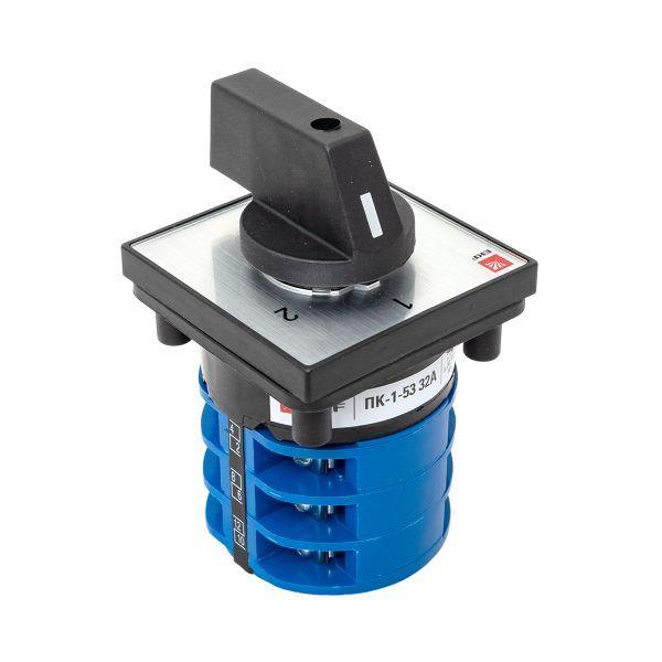  Переключатель кулачковый ПК-1-53 3П 32А "1-2" EKF pk-1-53-32 фото в каталоге от BTSprom.by