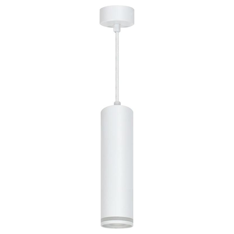 светильник потолочный на подвесе mr16 35вт 230в бел. d55хh280 ml1708 barrel luna feron 48083 от BTSprom.by