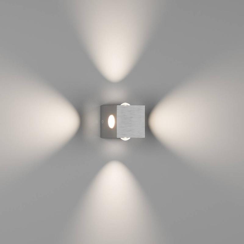 бра четырехстороннее kvad 92gw-9092-4-sl-nw 4вт 4000к ip20 серебр. designled 00-00002086 от BTSprom.by