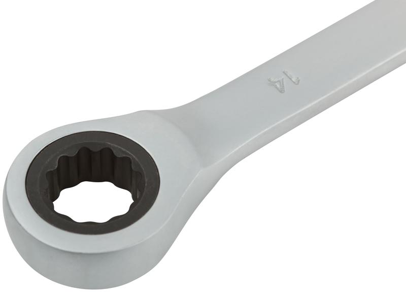  Ключ комбинированный трещоточный CrV реверсивный механизм 14мм FIT 63464 фото в каталоге от BTSprom.by