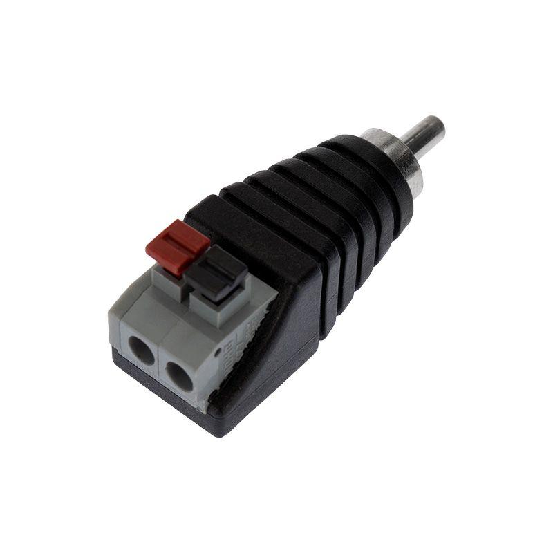 разъем штекер rca с быстрозажимной колодкой (блист.) rexant 14-0413-2 от BTSprom.by