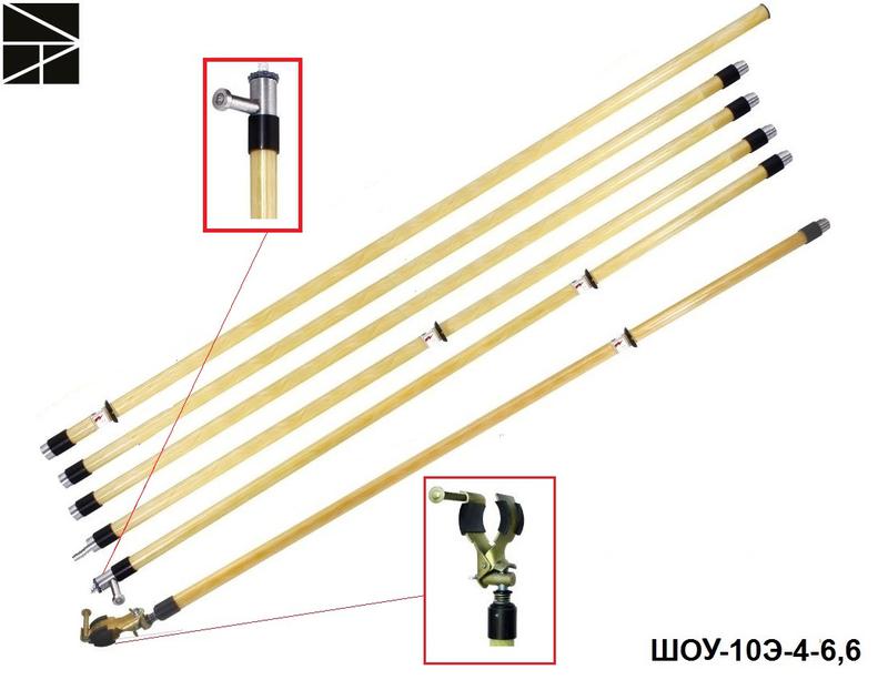 штанга изолирующая оперативная с универс. головкой шоу-10э-4-6.6 с протоколом испытаний электро трейд et-sho140-p от BTSprom.by