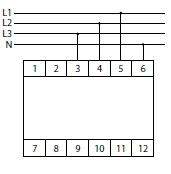  Указатель напряжения WN-3 (трехфазный; 20-450В отображает фазные или линейные напряжения; цифровая индикация; память миним. и макс. значения напряжения 3 мод. монтаж на DIN-рейке) F&F EA04.007.007 фото в каталоге от BTSprom.by