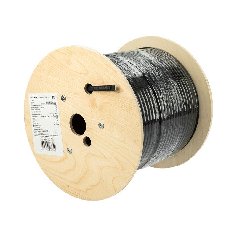  Кабель греющий саморег. 40КНС 2ЛТГ-ЭЛ-65/85 экранир. взрывозащ. Ex UV 40Вт/м 200м Rexant 51-0253 фото в каталоге от BTSprom.by