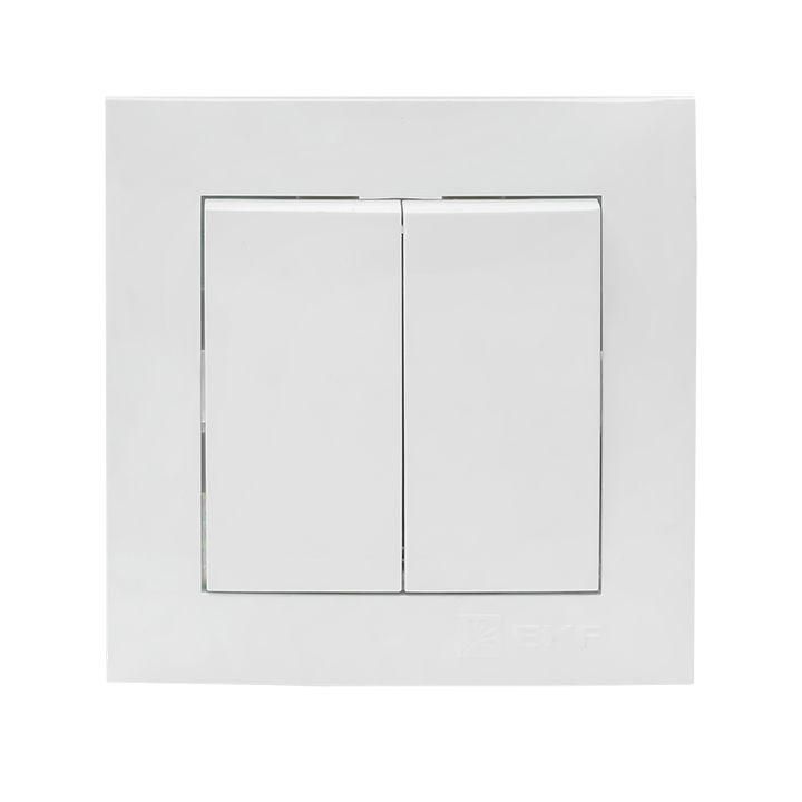 выключатель 2-кл. сп валенсия 10а ip20 бел. proxima ekf ewv10-023-10 от BTSprom.by
