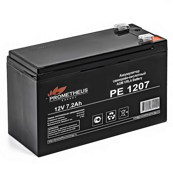 аккумулятор 12в 7а.ч pe1207 prometheus energy нф-00005196 от BTSprom.by