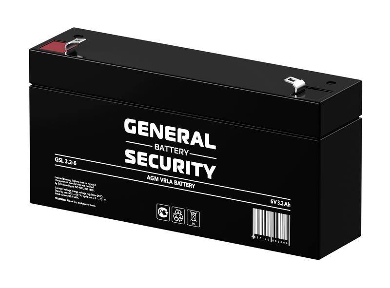 аккумулятор 6в 3.2а.ч general security gsl3.2-6 от BTSprom.by