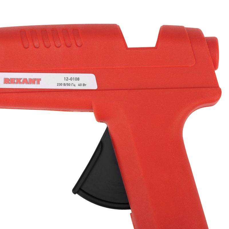  Пистолет клеевой 40Вт большой (блист.) REXANT 12-0108 фото в каталоге от BTSprom.by