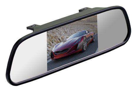 зеркало заднего вида с монитором interpower ip mirror 4.3дюйм 16 9 480х272 4вт mir-ip-4.3 silverstone f1 346218 от BTSprom.by