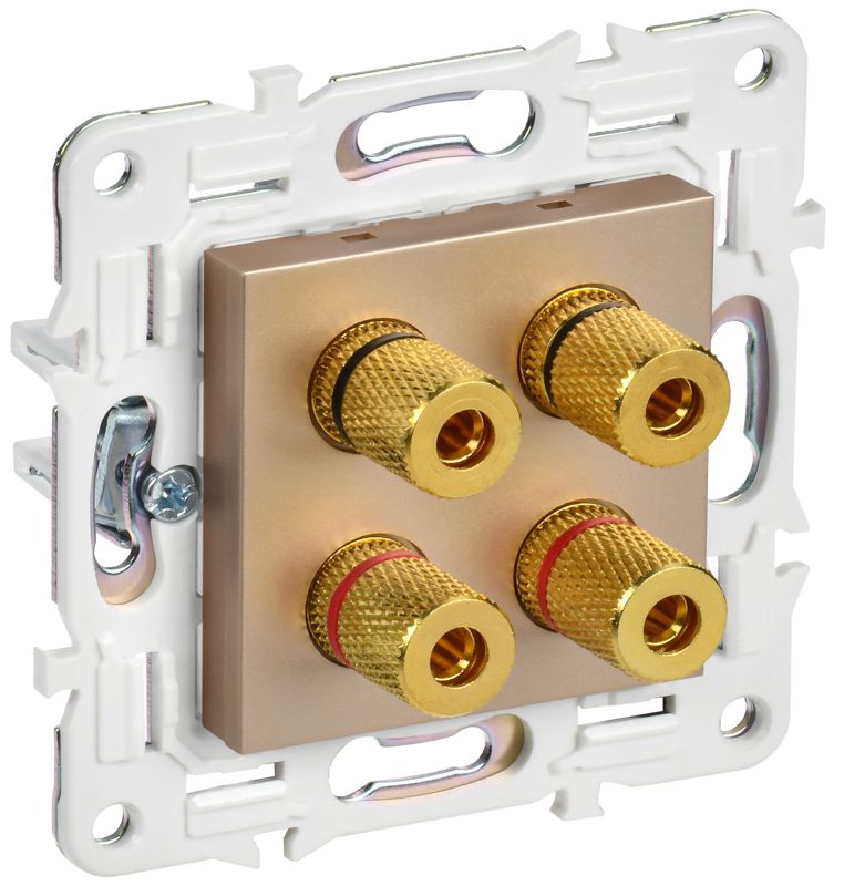 аудиорозетка 4-м skandy sk-a01sa песочн. iek sk-s40-k98 от BTSprom.by