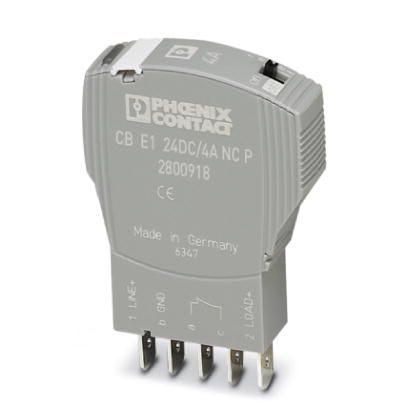 выключатель электронный cb e1 24dc/4a nc p защитный phoenix contact 2800918 от BTSprom.by
