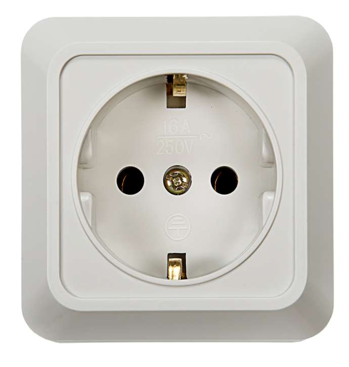 розетка 1-м bolleto с заземл. накл. 7028 бел. asd / in home 4680005959792 от BTSprom.by