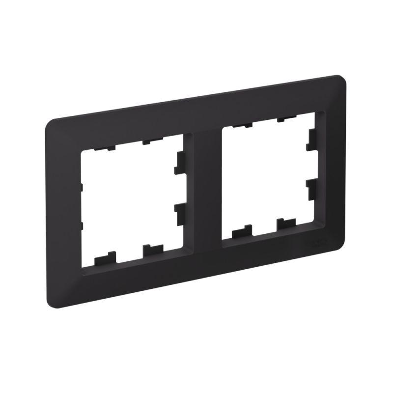 рамка 2-м atlasdesign air карбон/дым. черн. se atn221002 от BTSprom.by