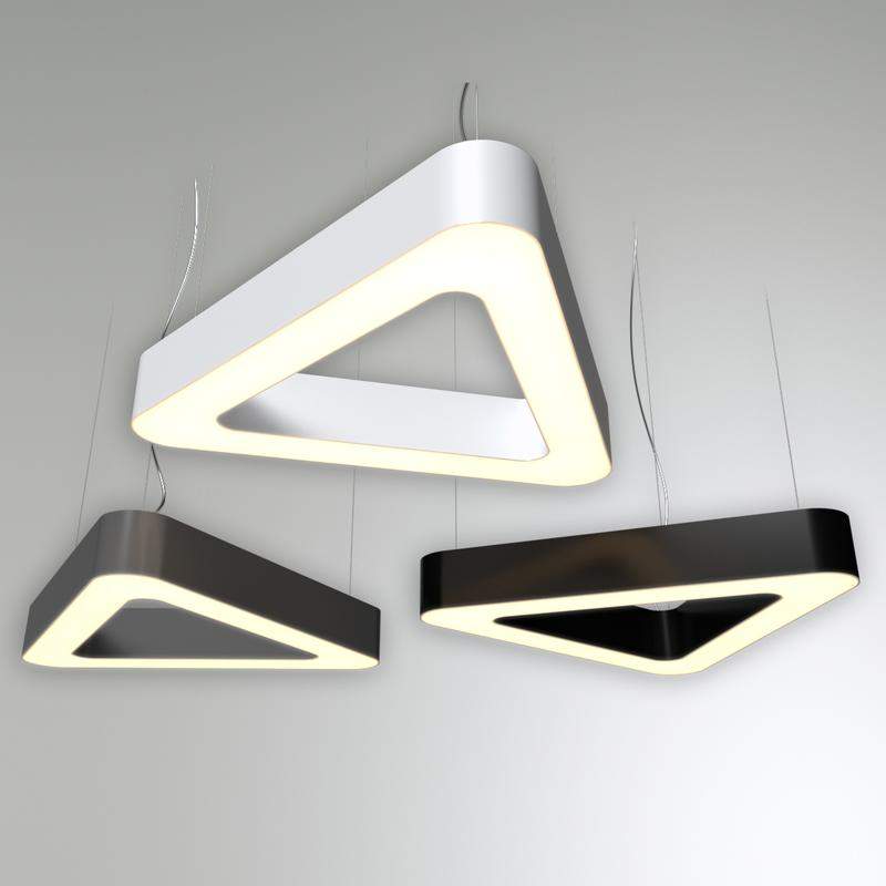 светильник светодиодный rve-lbx-hole-trio-soft-700-p 52вт 4000к 700х623х100мм подвесной шир. рассеив.=80мм бел. rvelektro rve00000424 от BTSprom.by