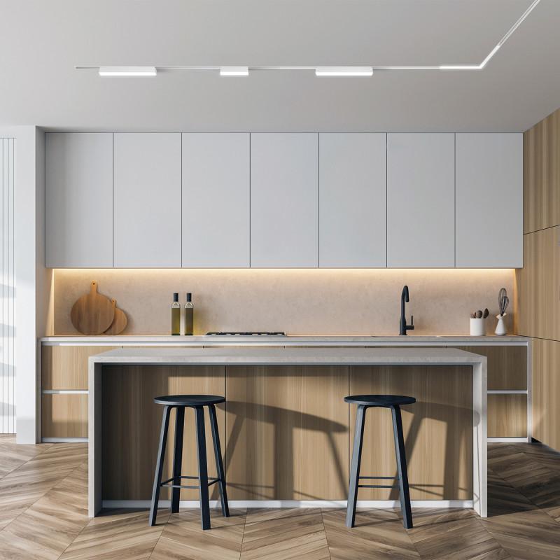  Профиль-трек SLOTT for DENKIRS SMART для натяжных потолков 2м алюм. бел. DENKIRS 714316 фото в каталоге от BTSprom.by