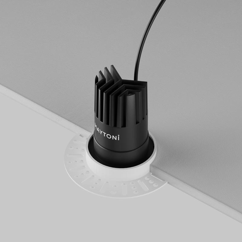  Светильник Dip 10Вт 4000К 50град. встраив. Maytoni DL119-10W-4K-TRS-B фото в каталоге от BTSprom.by