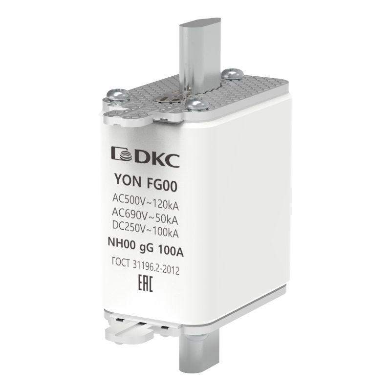 предохранитель yon ножевого типа fg00 с одинарной индикацией 100а dkc 1fg00-0100 от BTSprom.by