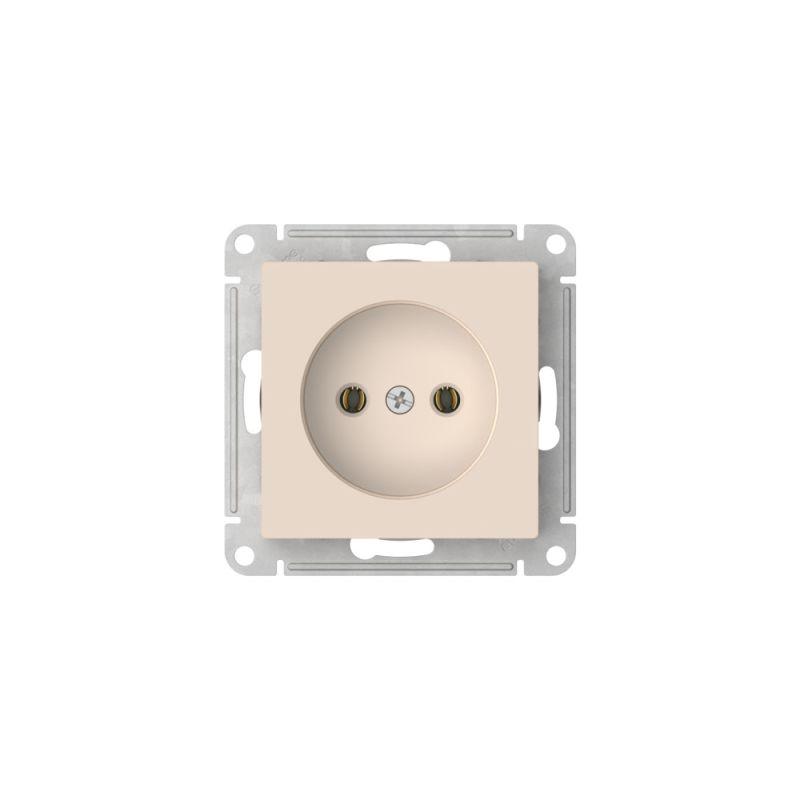  Розетка AtlasDesign 16А без заземл. без шторок быстрозажим. клем. механизм беж. SE ATN000241S фото в каталоге от BTSprom.by