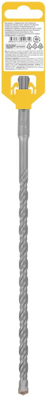  Бур по бетону SDS PLUS профи W-образная вставка двойная спираль 8х260мм FIT 32822 фото в каталоге от BTSprom.by