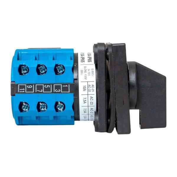  Переключатель кулачковый ПК-1-94 4п 10А для амперметра IP65 EKF pk-1-94-10-65 фото в каталоге от BTSprom.by