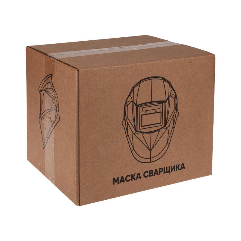  Маска сварщика DIN 9 с черн. минеральным стеклом Kranz KR-16-0798 фото в каталоге от BTSprom.by