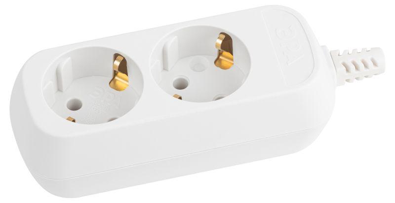 колодка удлинителя 2-м с заземл. kx-2e эра б0028339 от BTSprom.by