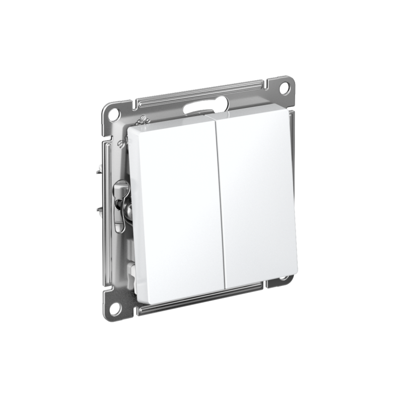 выключатель 2-кл. сп atlasdesign 10а ip20 (сх. 5) 10ax механизм бел. se atn000151 от BTSprom.by