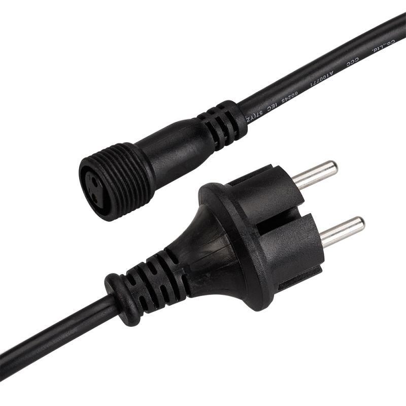 шнур питания ard-classic-ball-live-1.5m black (230в 1.6а) (закрытый) ardecoled 025652 от BTSprom.by