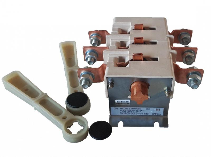 выключатель врубной вра1-1-43201-00 ухл2 iн 250а 3пол исп.рук.-бнн с дуг.кам. [313250232.01] чэаз a8119-32103483 от BTSprom.by